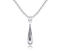 Silver Drop Pendant Necklace SPE-4910